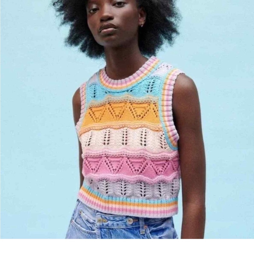 Zara Crochet Tank